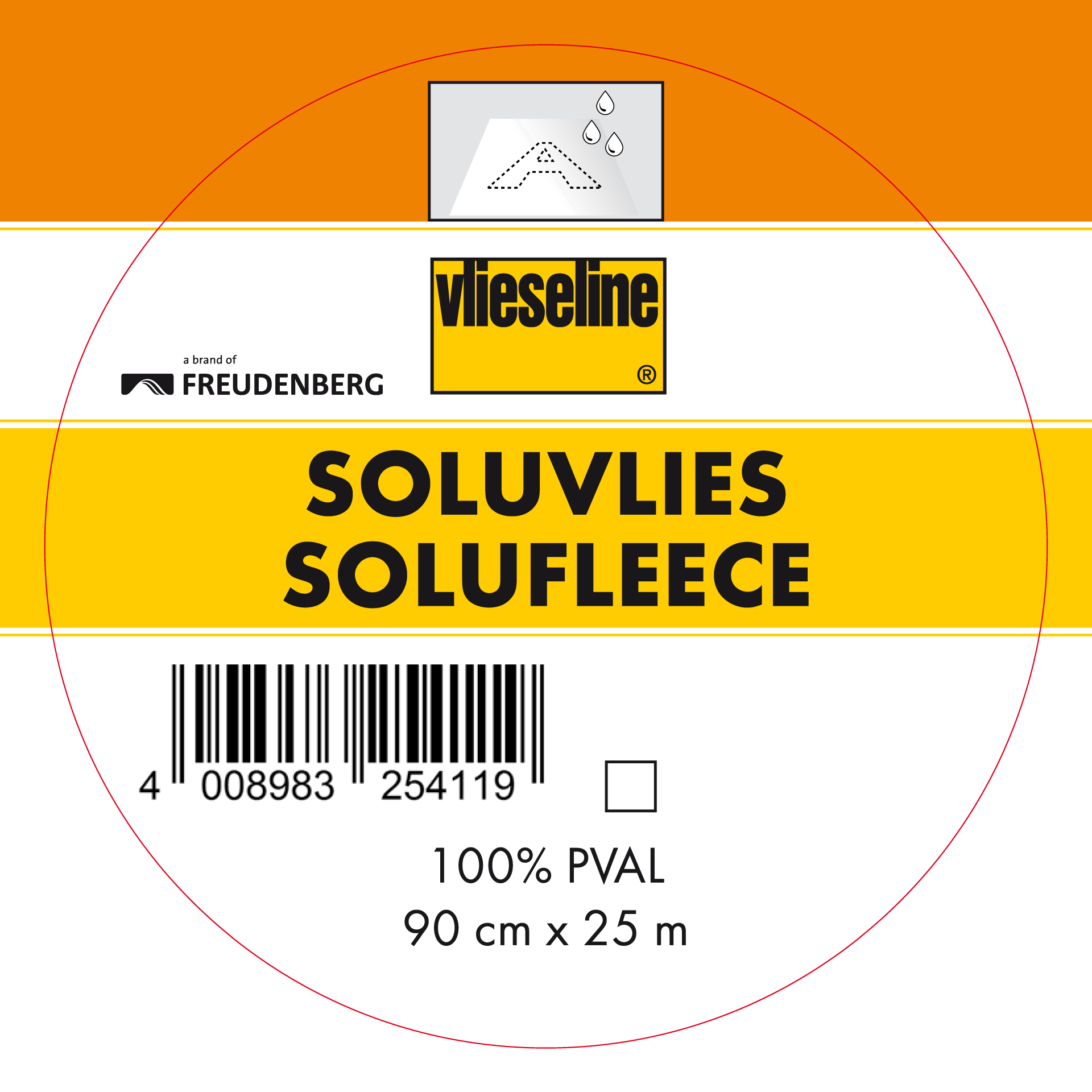 Soluvlies wasserlösliches Stickvlies Soluvlies wasserlösliches Stickvlies