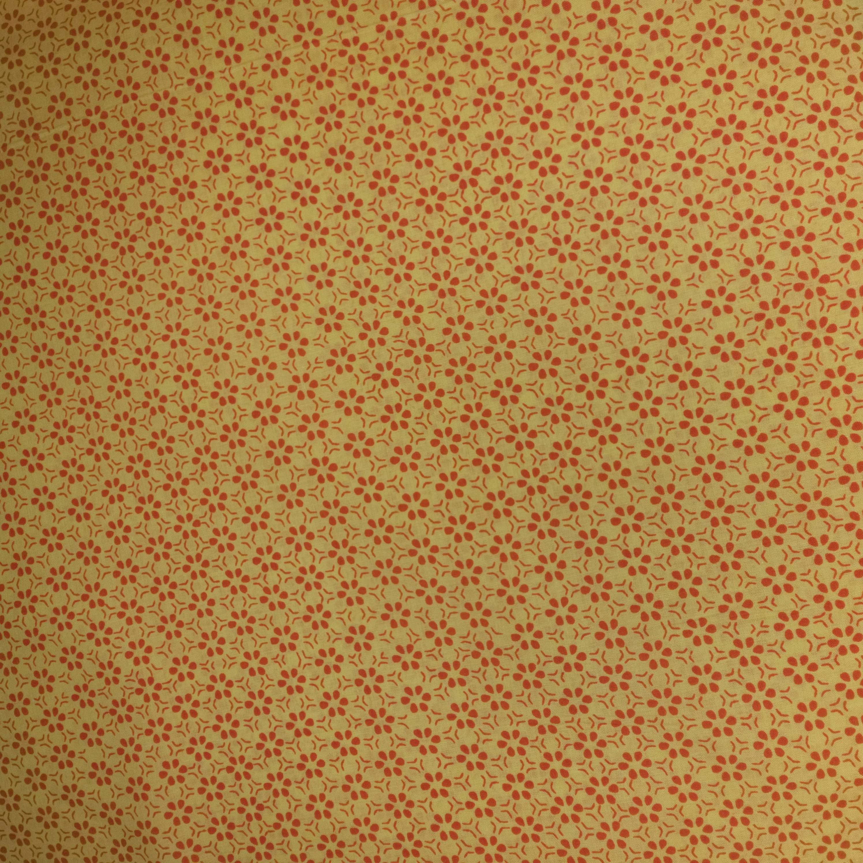 Patchwork Blume Basis gelb , Blume Rot