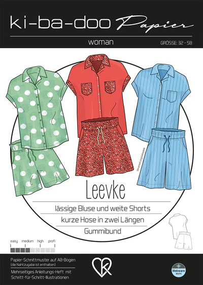 Papierschnitt Set Leevke | Größe 32-58 Papierschnitt Set Leevke | Größe 32-58