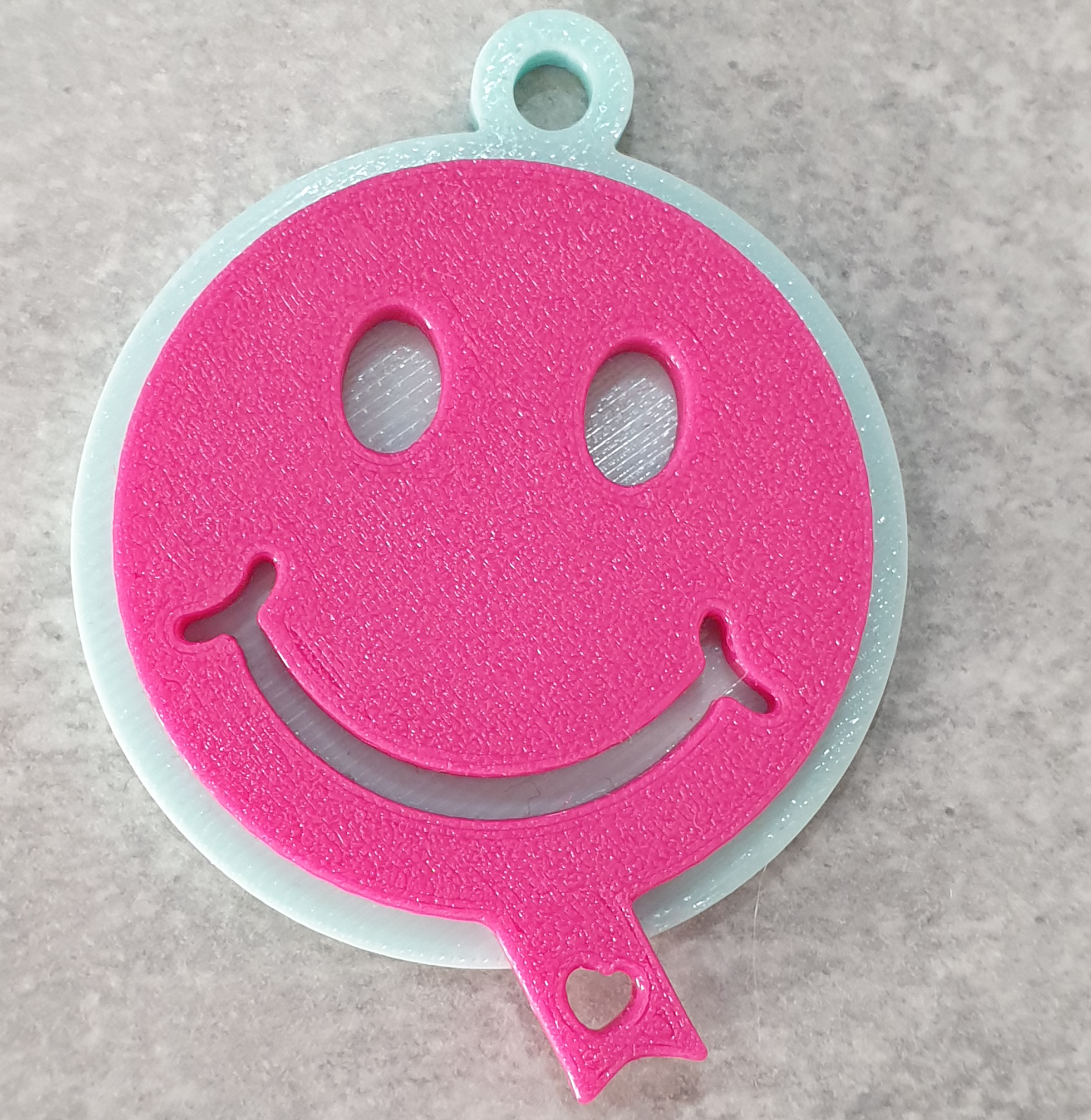 Anhänger Mint - Pink