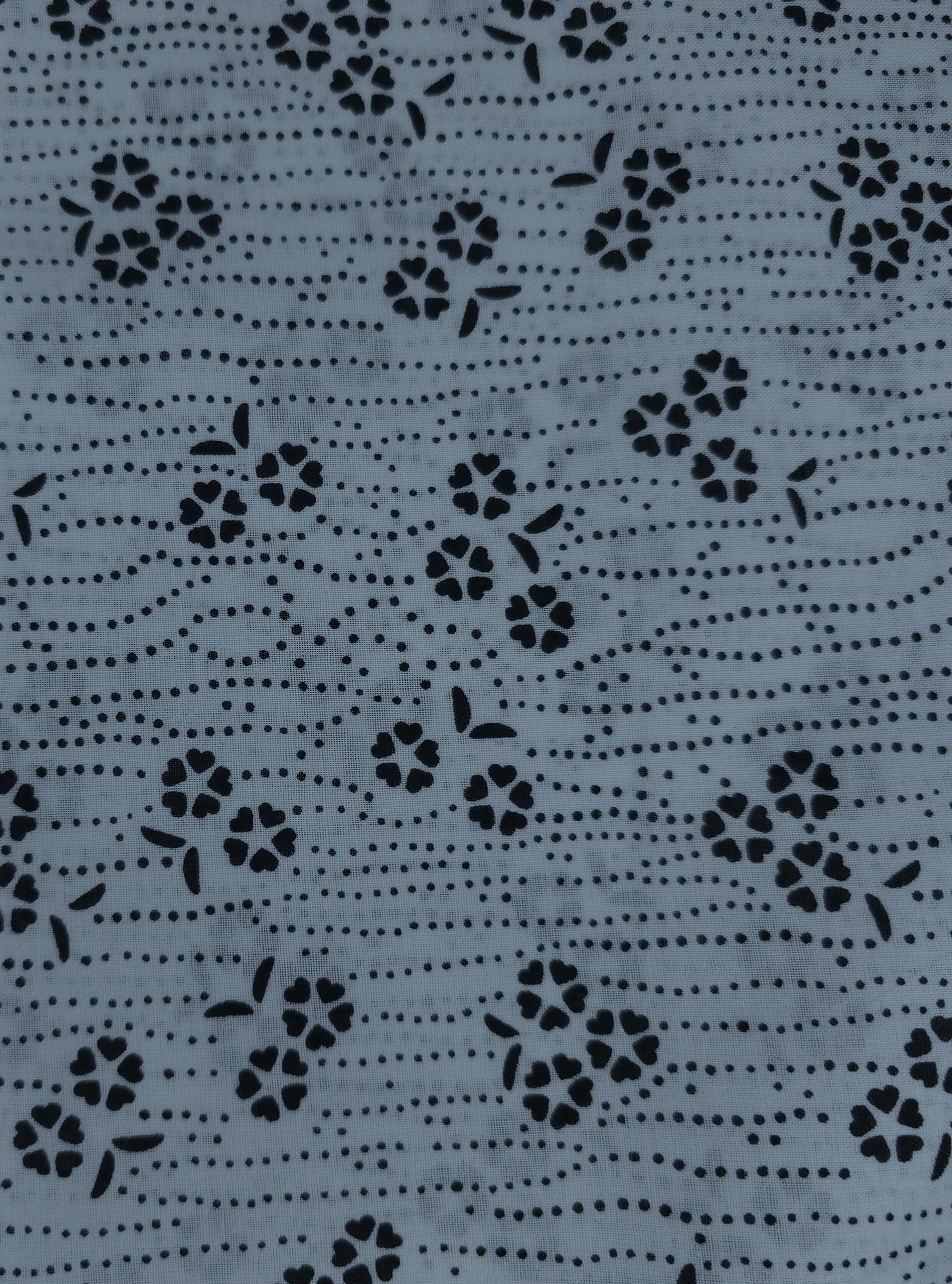 Patchwork mini Herzen schwarz/weiss Patchwork mini Herzen schwarz/weiss