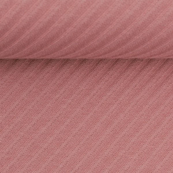 Jacquard-Jersey Sarina Diagonale Streifen Rosa
