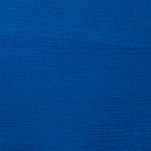 Musselin Uni Royal Blau