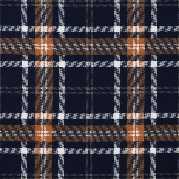 Flannel Plaid - Navy / Rost